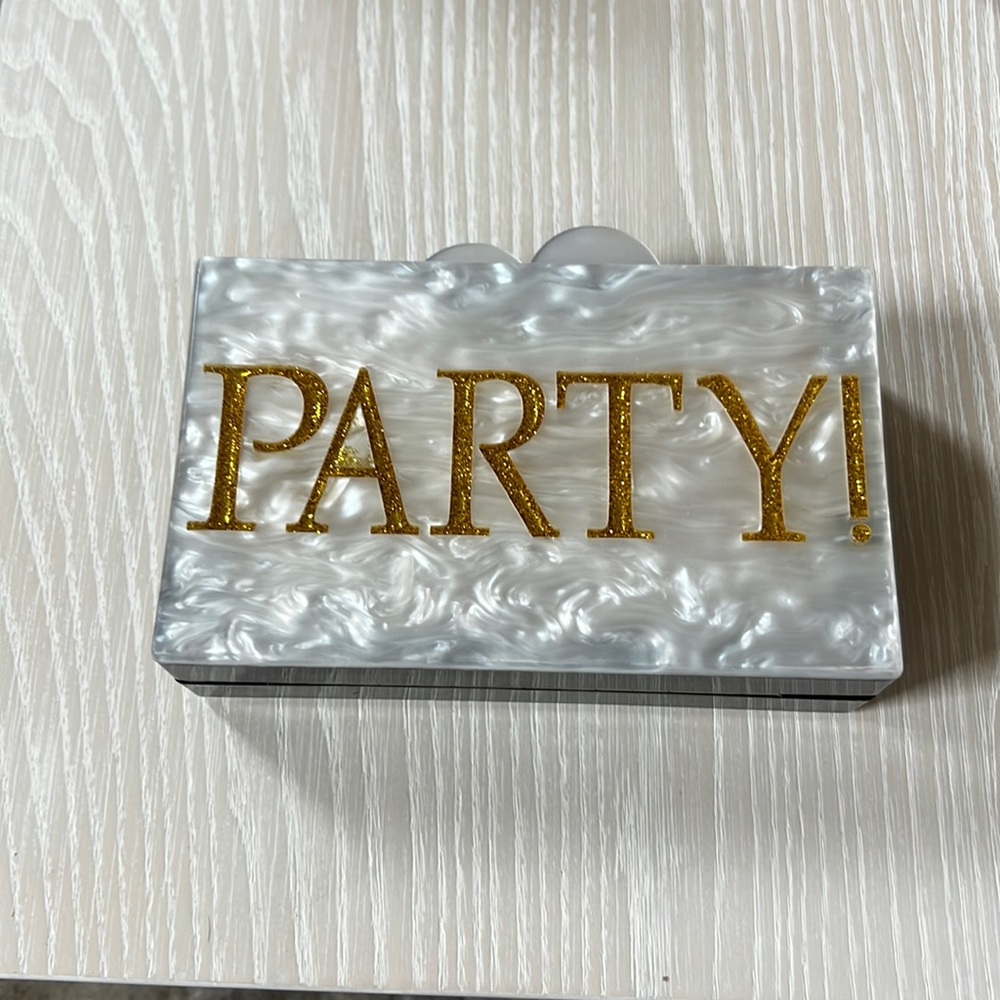 Bari Lynn Acrylic Party Clutch